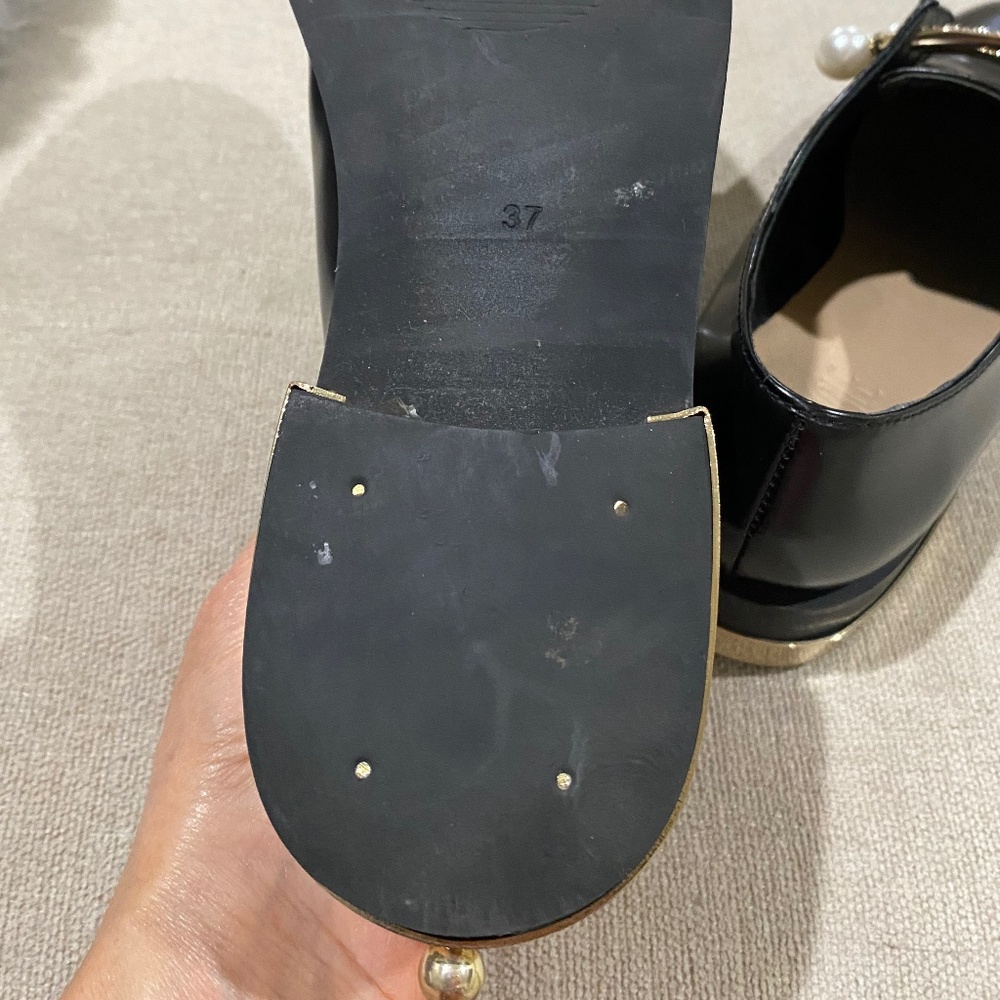 derby shoe with pearl and crystaI - Picture 10 of 12